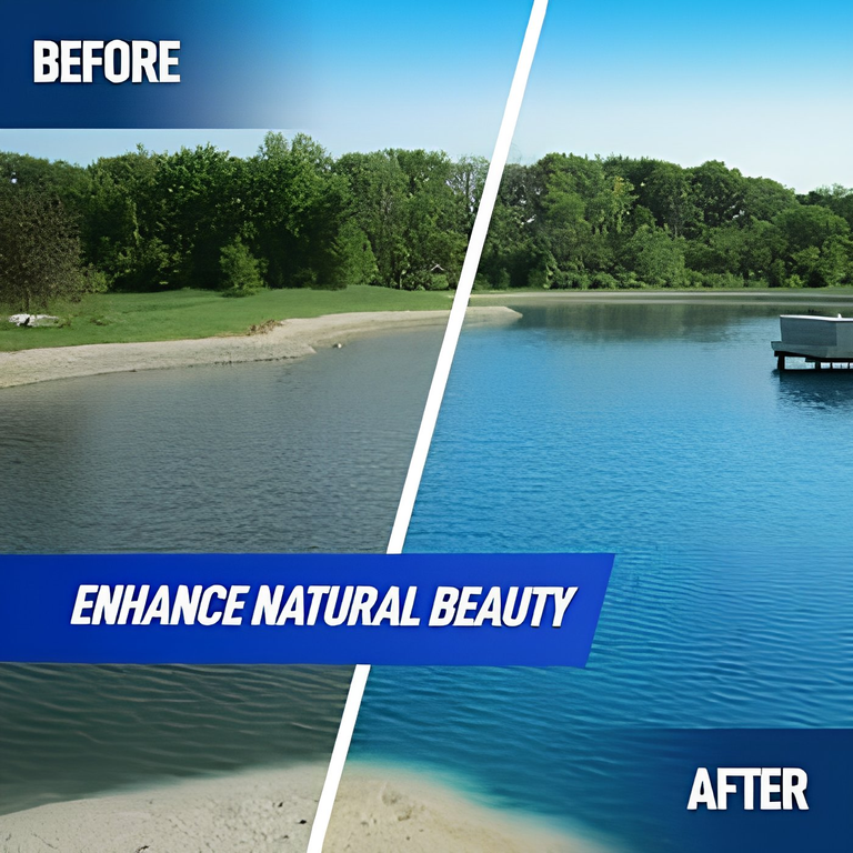 Before and After Pond Dying